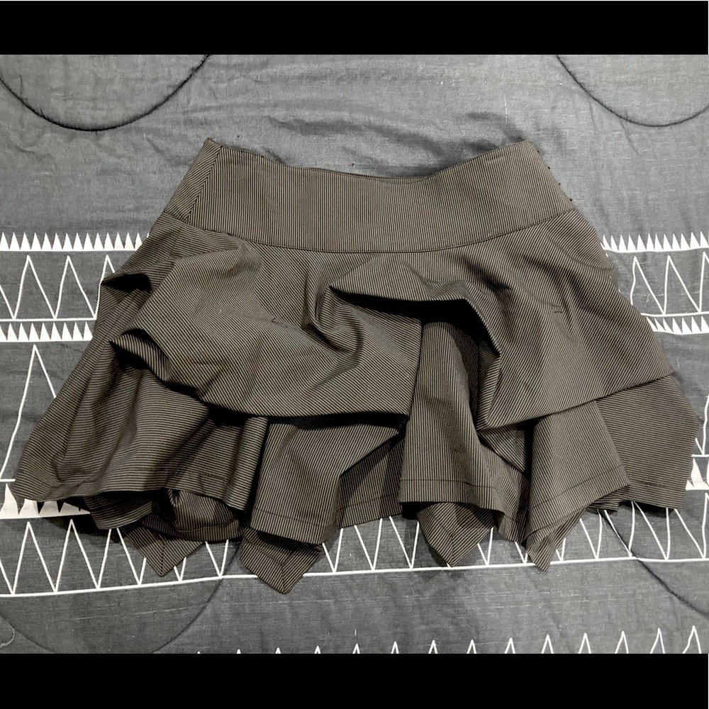 Bebe Pin stripe mini skirt NEW WITH TAGS